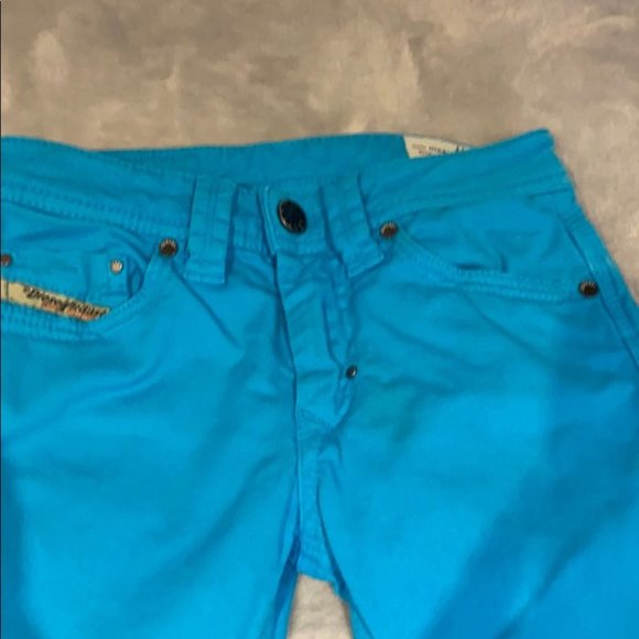 Diesel Kids Boys Blue Casual Summer Dress Pants Size 4 - Picture 3 of 3